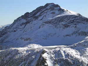 Vista del lago de urdiceto