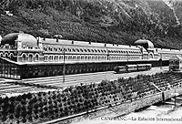 estación internacional de Canfranc