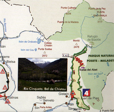 mapa btt