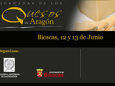 cartel jornadas quesos aragón - biescas